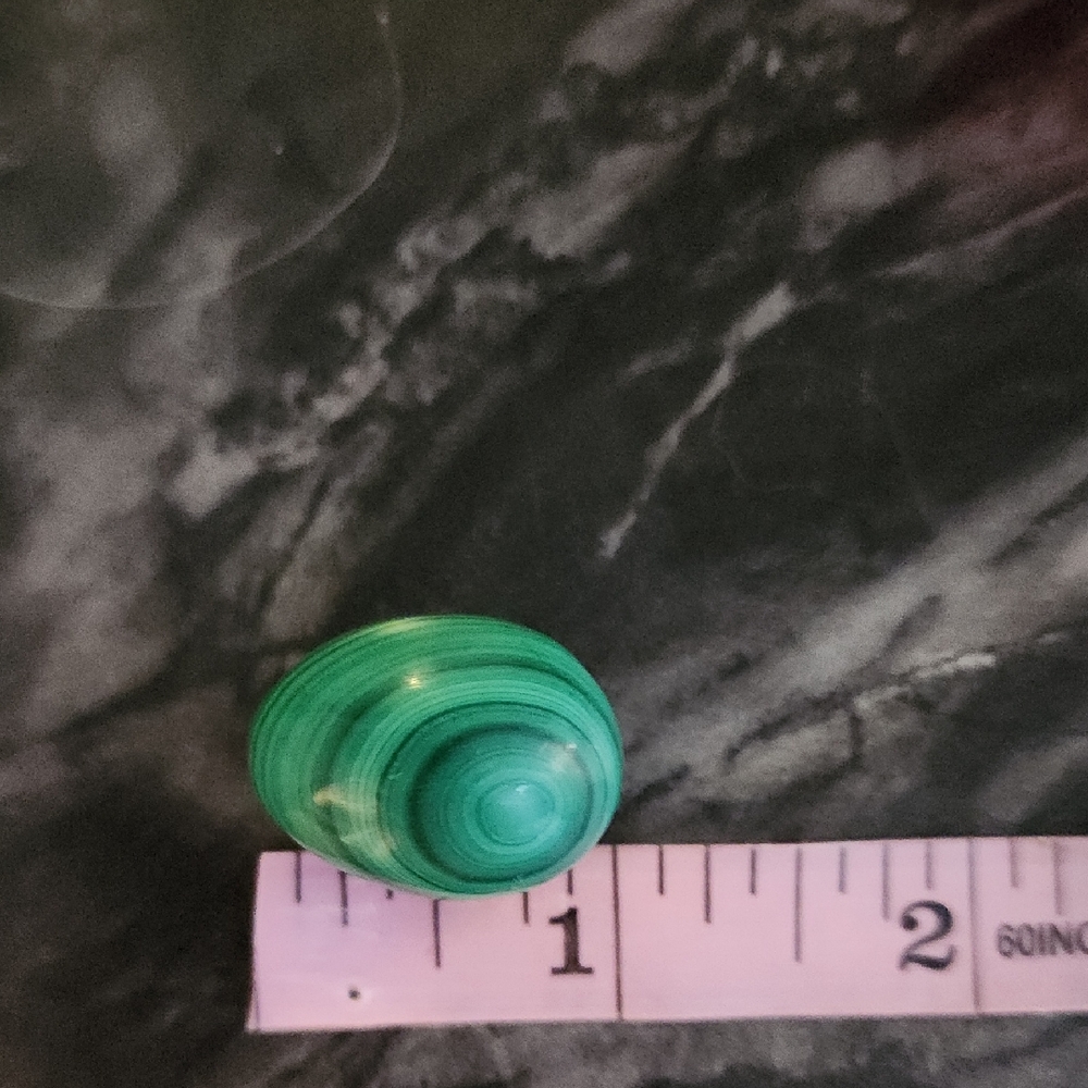 Green Swirled Stone